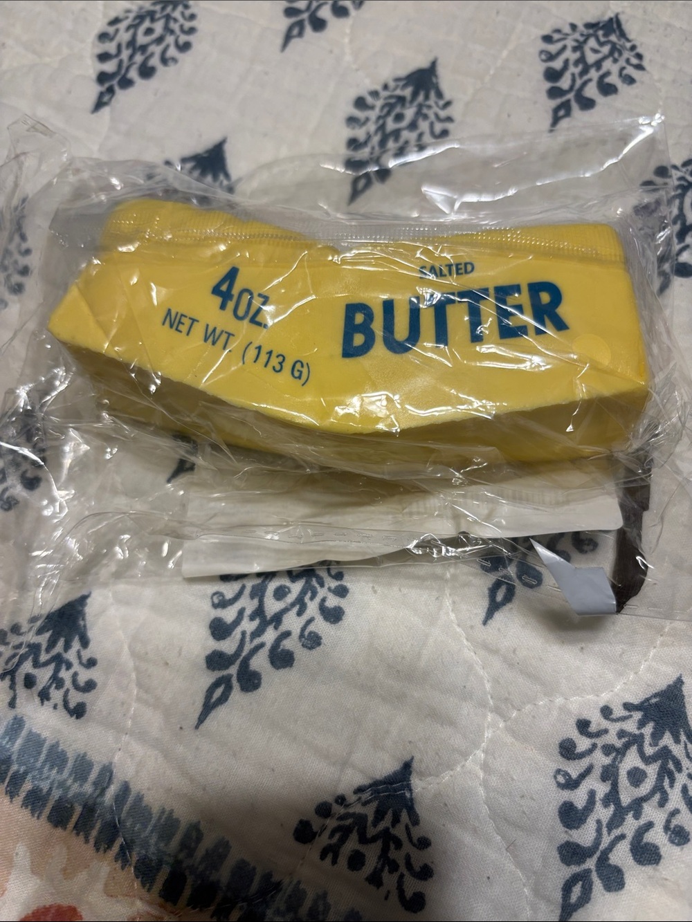 Yellow Butter-Shaped Kids Toy Pouch - Unbranded